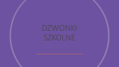 Uwaga zmiana dzwonków od 3 października 2022r
