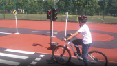 Egzamin na kartę rowerową uczniów klas czwartych