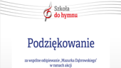 Podziękowanie od Ministra Edukacji Narodowej